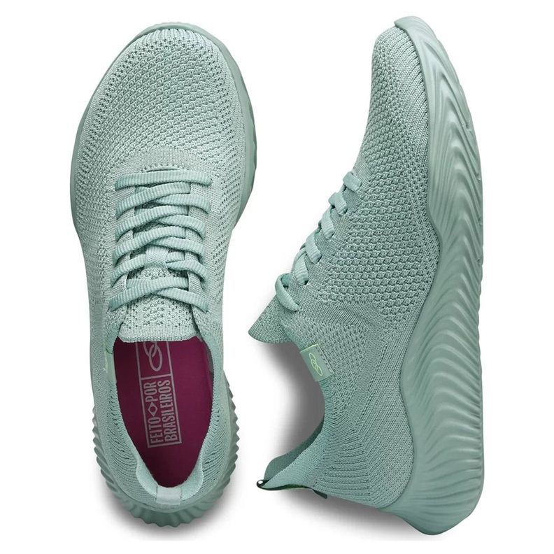 Zapatilla Mujer 146G Ultraleve Verde Agua-3