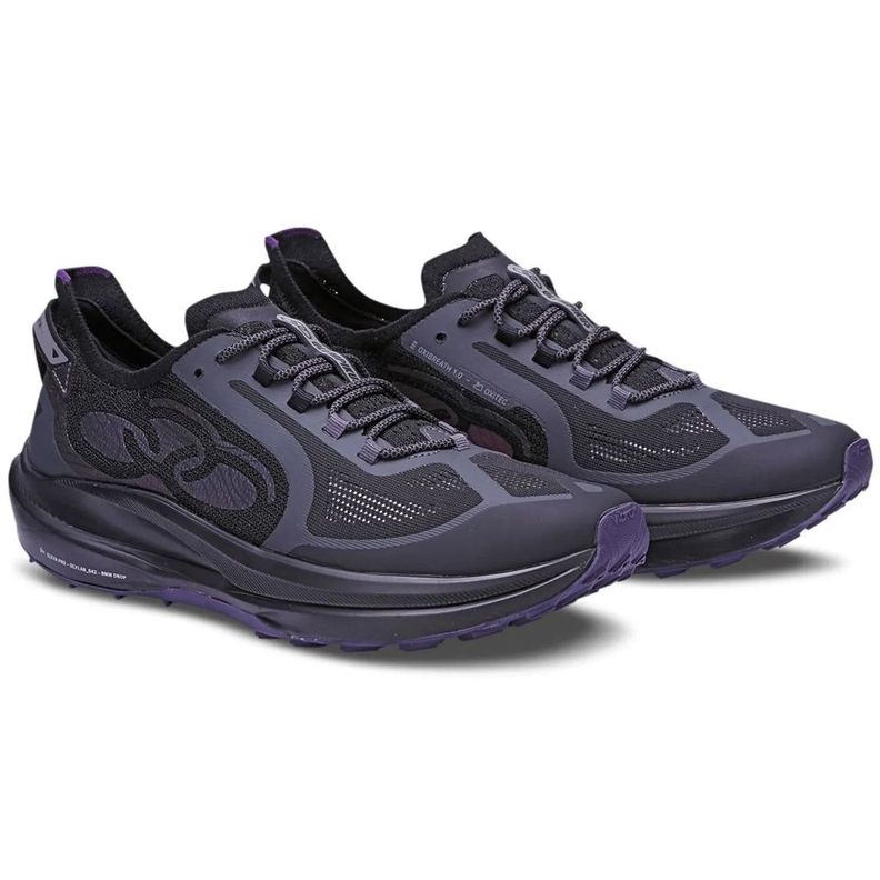Zapatilla Trail Running Mujer Corre Trilha Negro-1