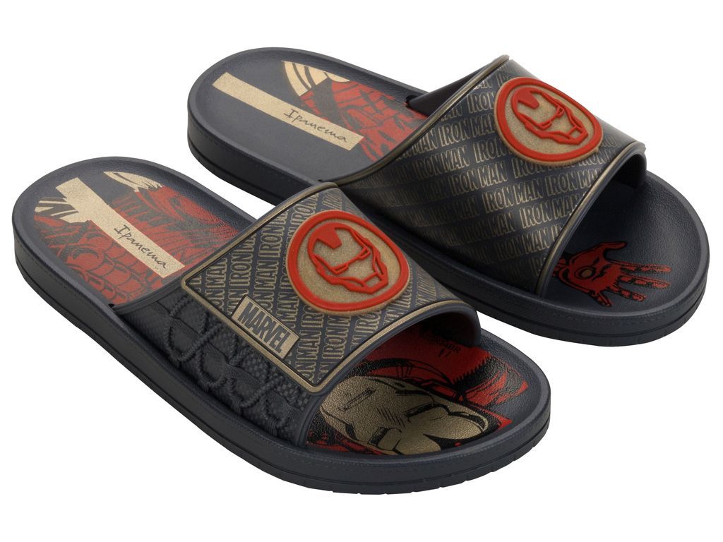 Sandalia Infantil Gris Marvel Sport Ipanema-1