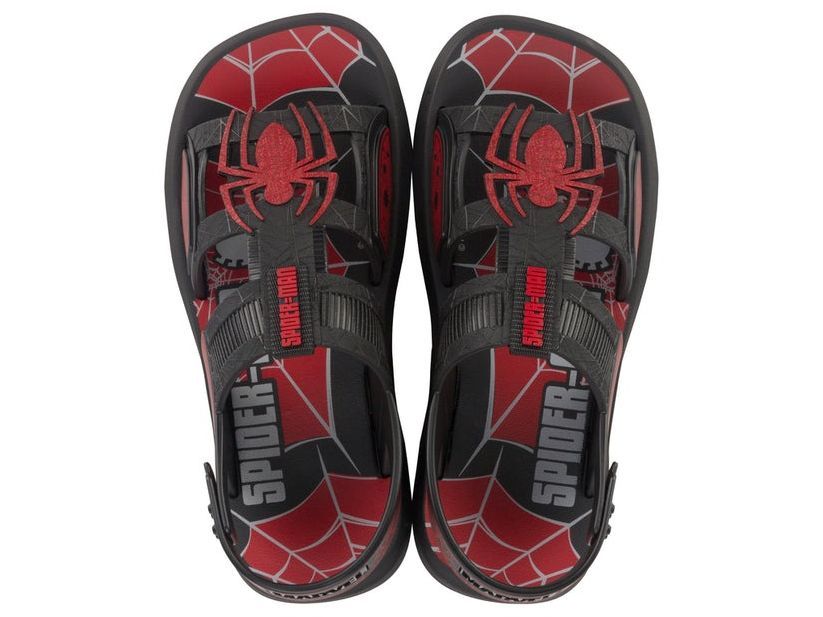 Sandalia Infantil Negro/Rojo Spiderman Ipanema-0