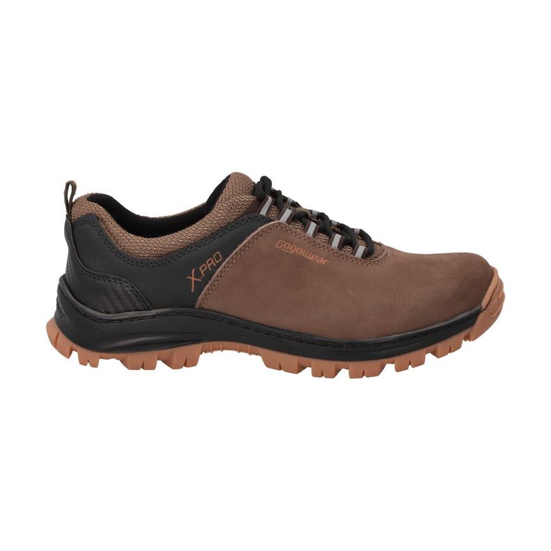 Zapatilla Hombre Trekking Café Endurance Gogowear-0
