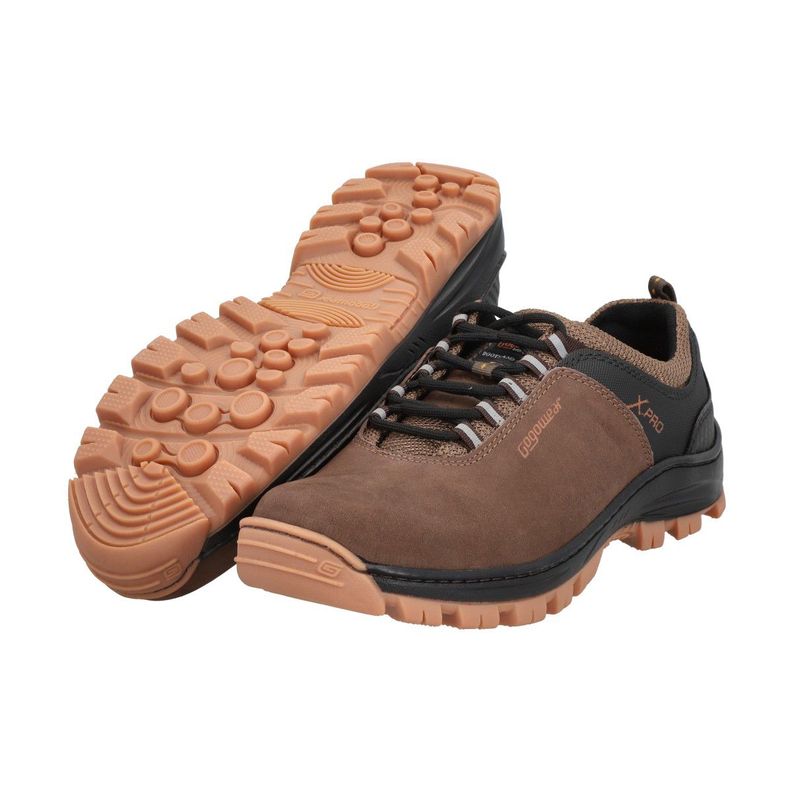 Zapatilla Hombre Trekking Café Endurance Gogowear-2