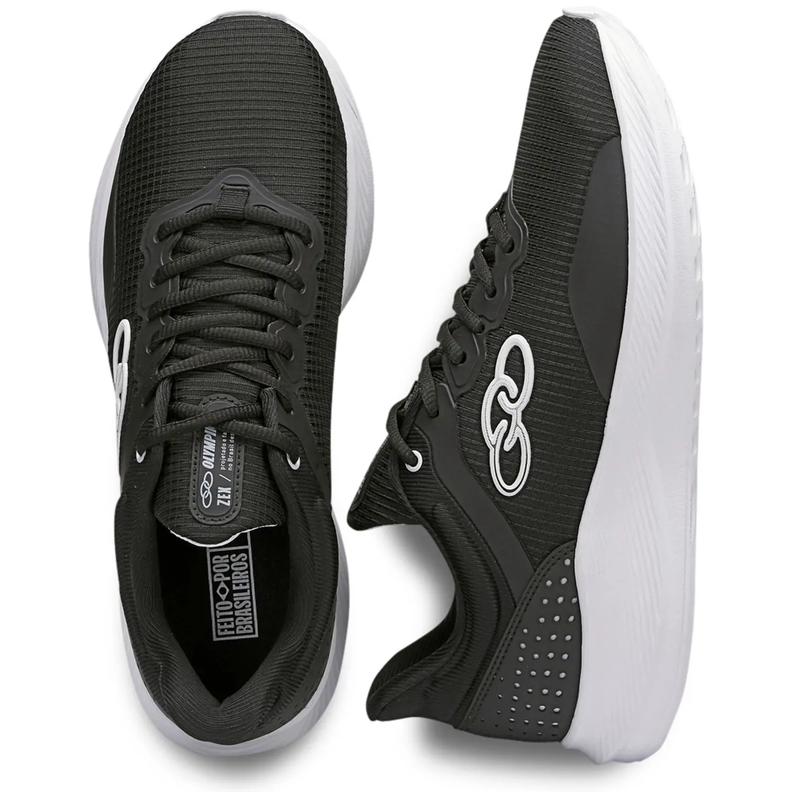 Zapatilla Mujer Zex Negro/Blanco-2