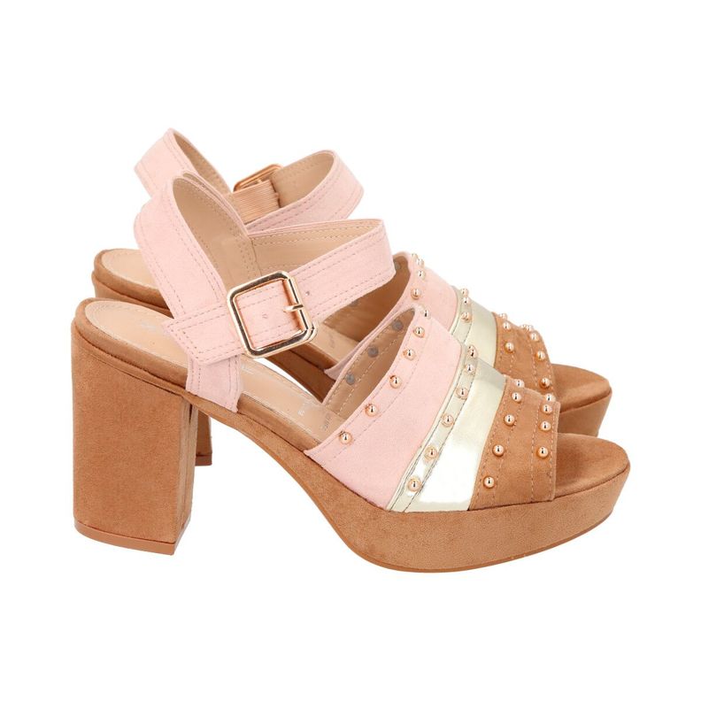 Sandalia Mujer Camel Rene Police-2