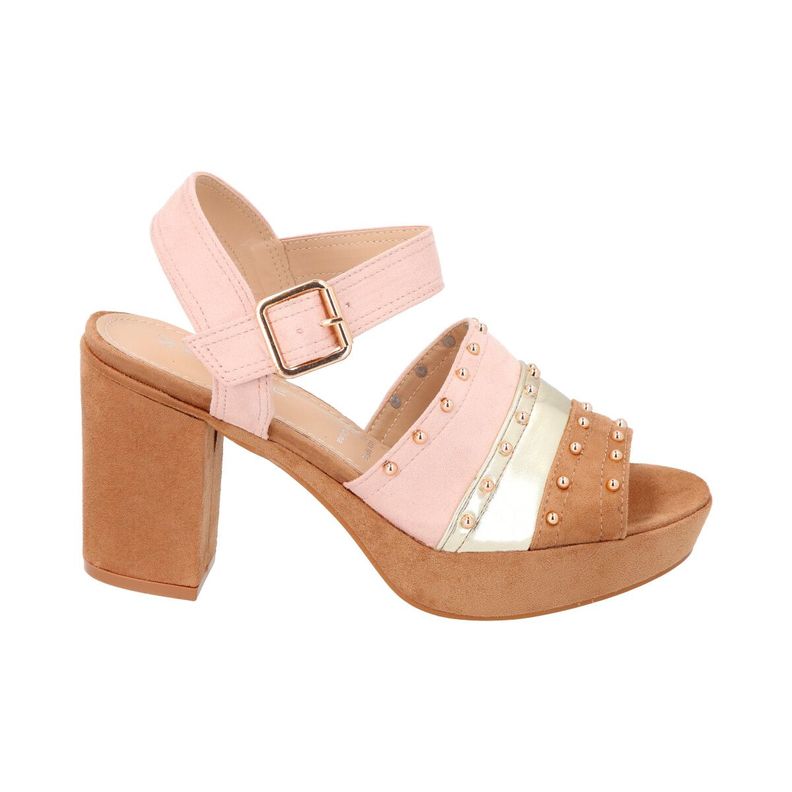 Sandalia Mujer Camel Rene Police-3