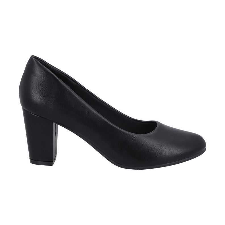 Zapato Mujer Negro Adela Police-4