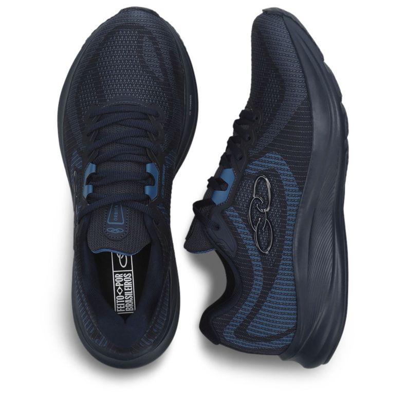 Zapatilla Hombre Orbita Azul Marino-2