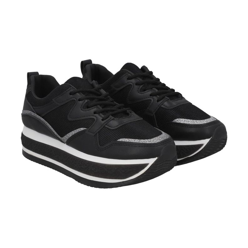 Zapatilla Mujer Negro Rock 173 Police-0