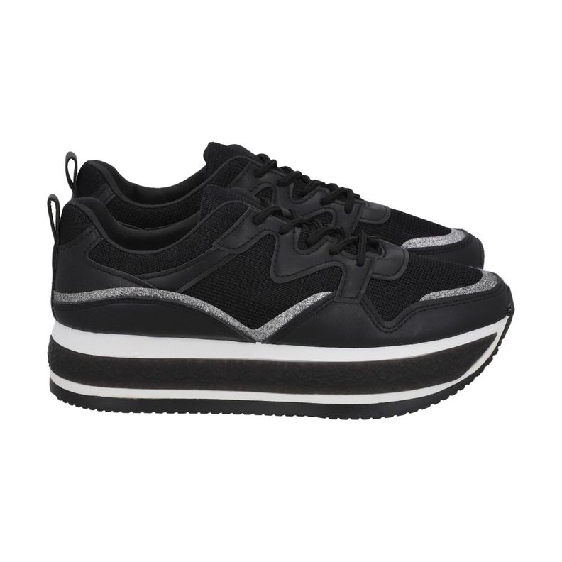 Zapatilla Mujer Negro Rock 173 Police-2