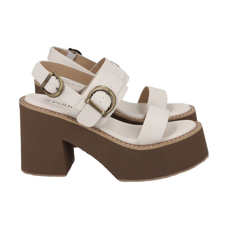 Sandalia Mujer Beige Martina Police-2
