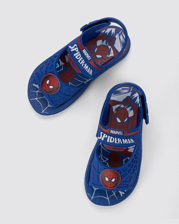 Sandalia Infantil Azul/Rojo Spiderman 2 Ipanema-1
