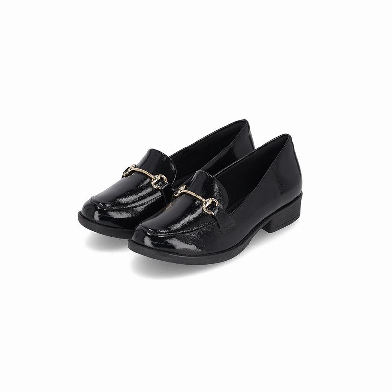 Mocasin Mujer Negro Leci 95 Piccadilly-1