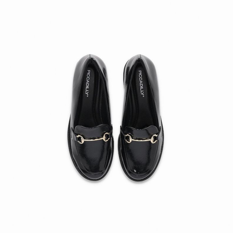 Mocasin Mujer Negro Leci 95 Piccadilly-2