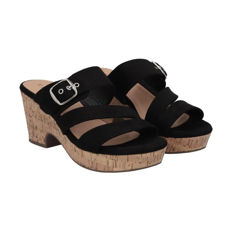 Sandalia Mujer Negro Lily Police-0