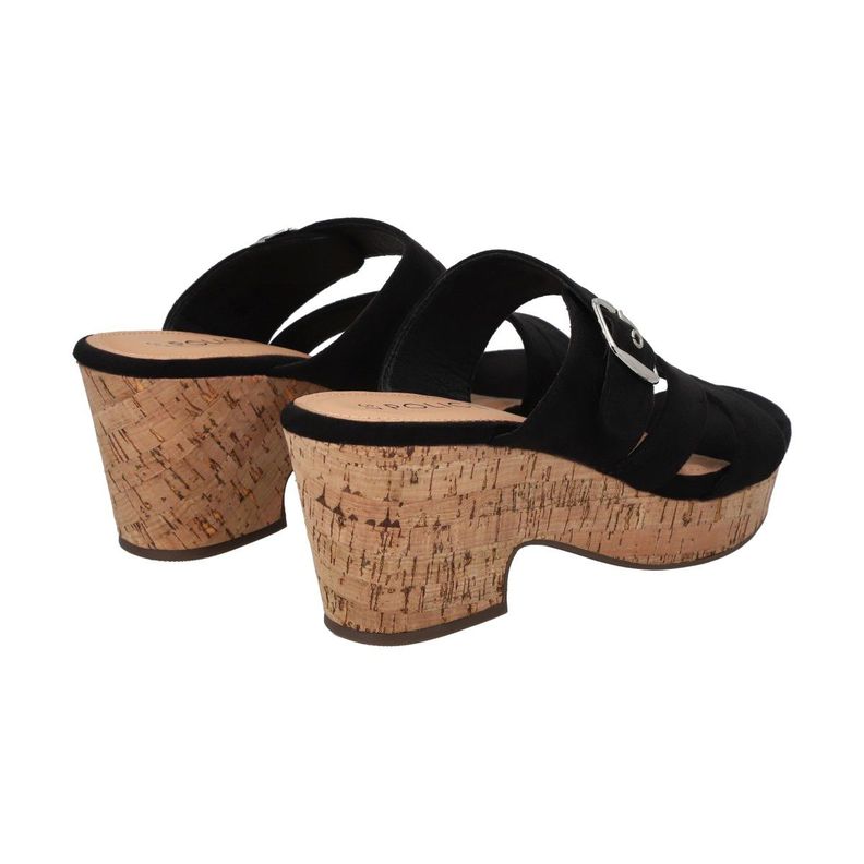 Sandalia Mujer Negro Lily Police-3