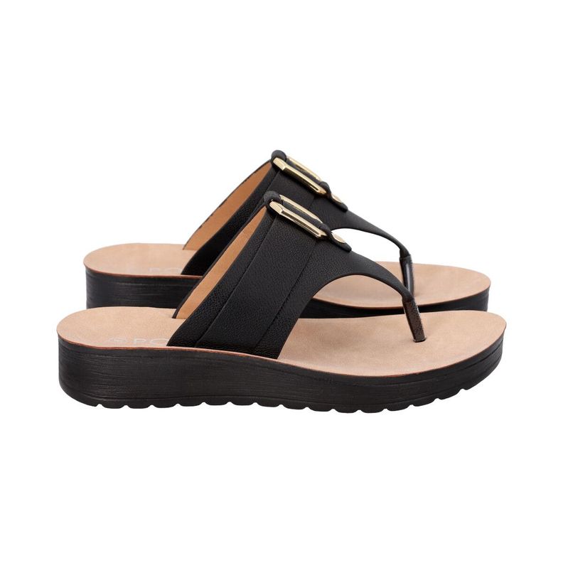 Sandalia Sole Negro Police-2