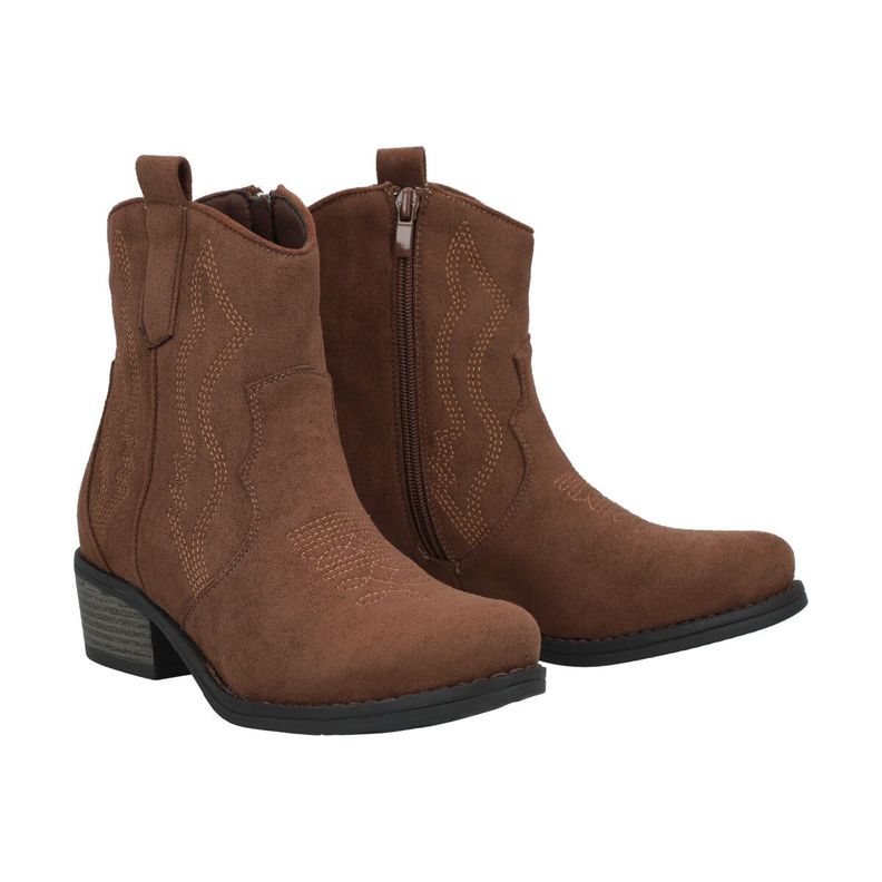 Bota Mujer Camel Texana 322 Police-1