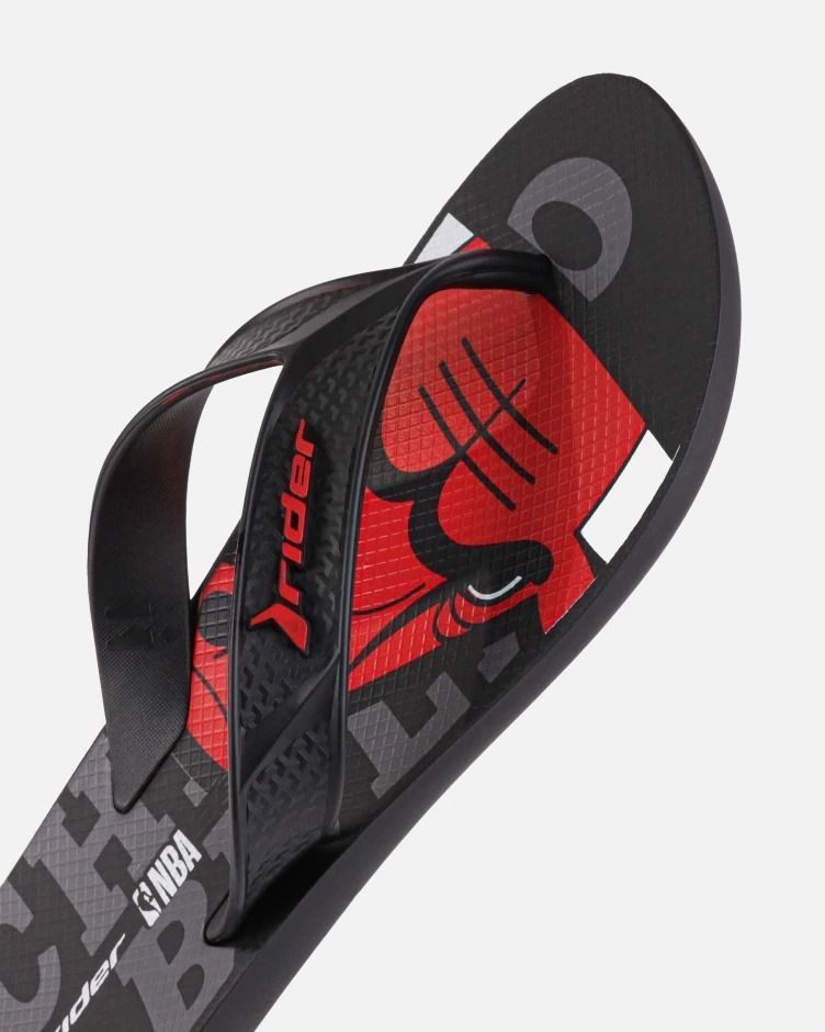 Sandalia Hombre Negro Chicago Bulls NBA 509 Rider-1