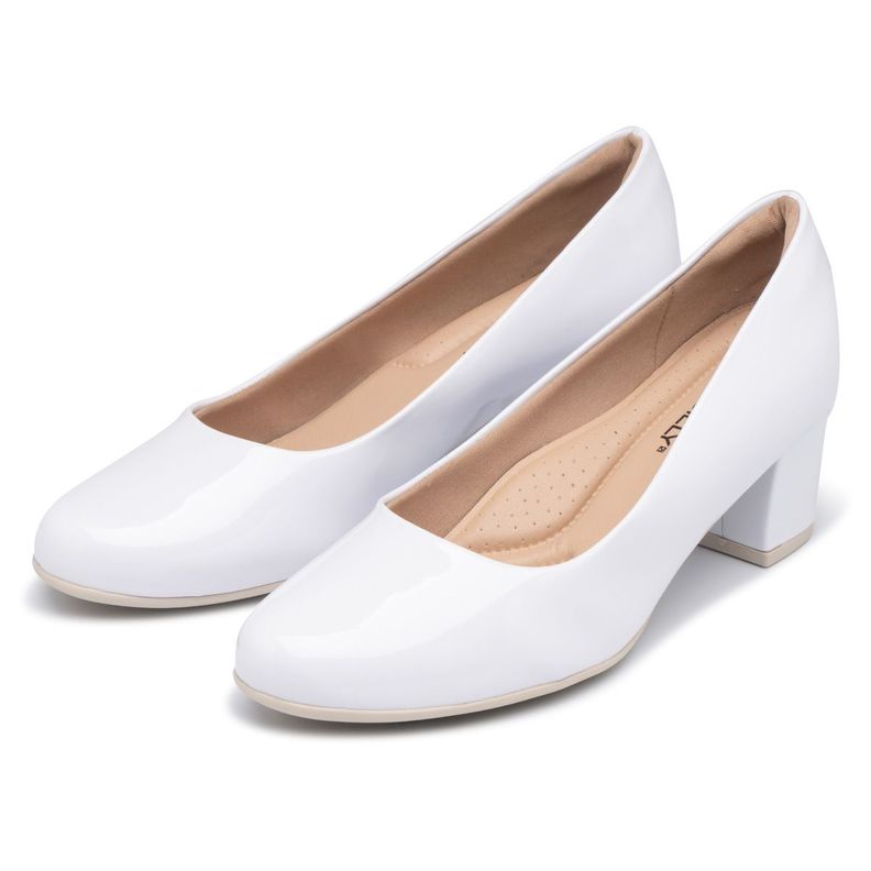 Zapato Mujer Blanco Laura Charol Piccadilly-1