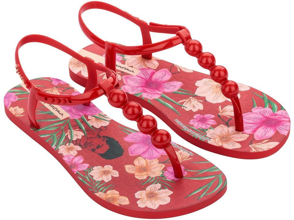 Sandalia Class Frida Kahlo Rojo Ipanema-0