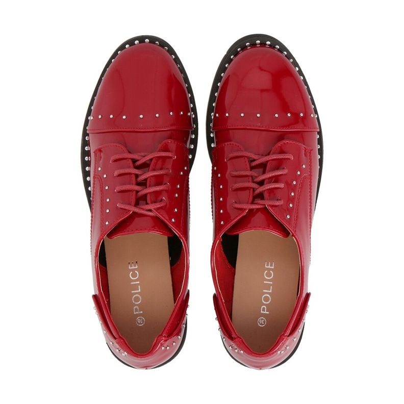 Zapatos Mujer Rojo Tilo Police-1