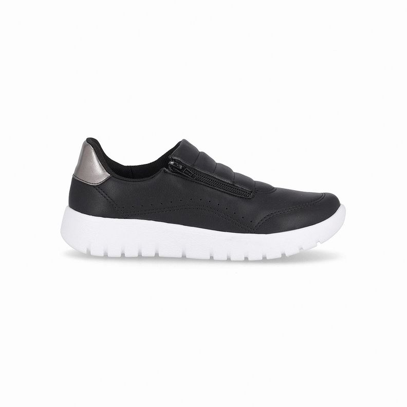 Zapatilla Mujer Negro Vicky/Cierre Piccadilly-0