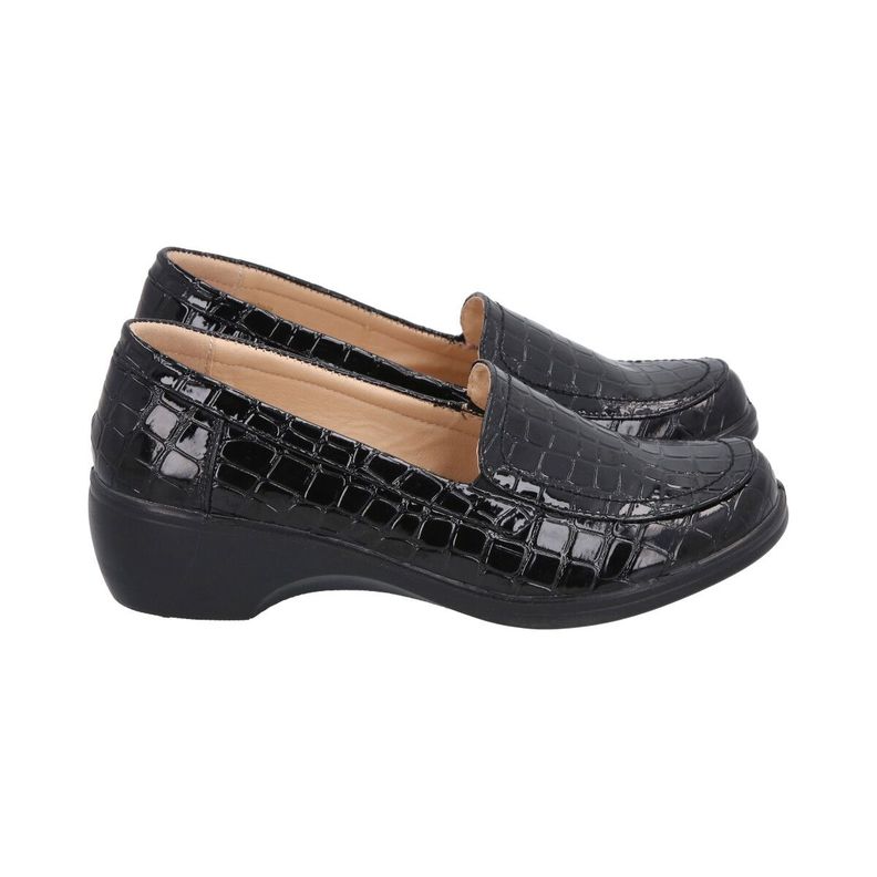 Zapato Karlar Negro Police