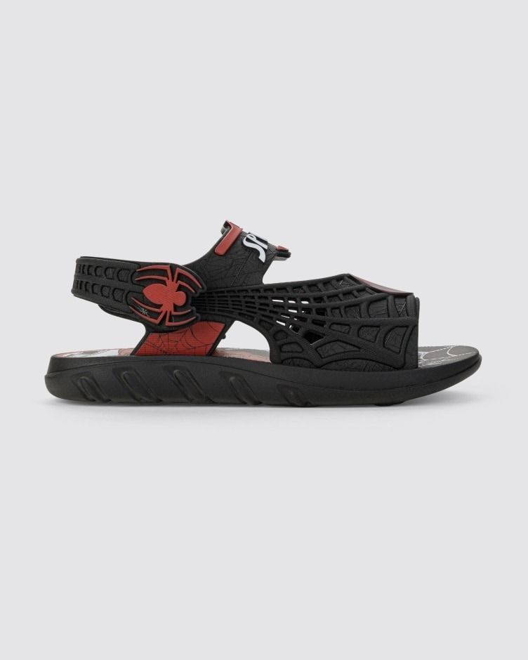 Sandalia Infantil Negro/Rojo Spiderman 2 Ipanema-1