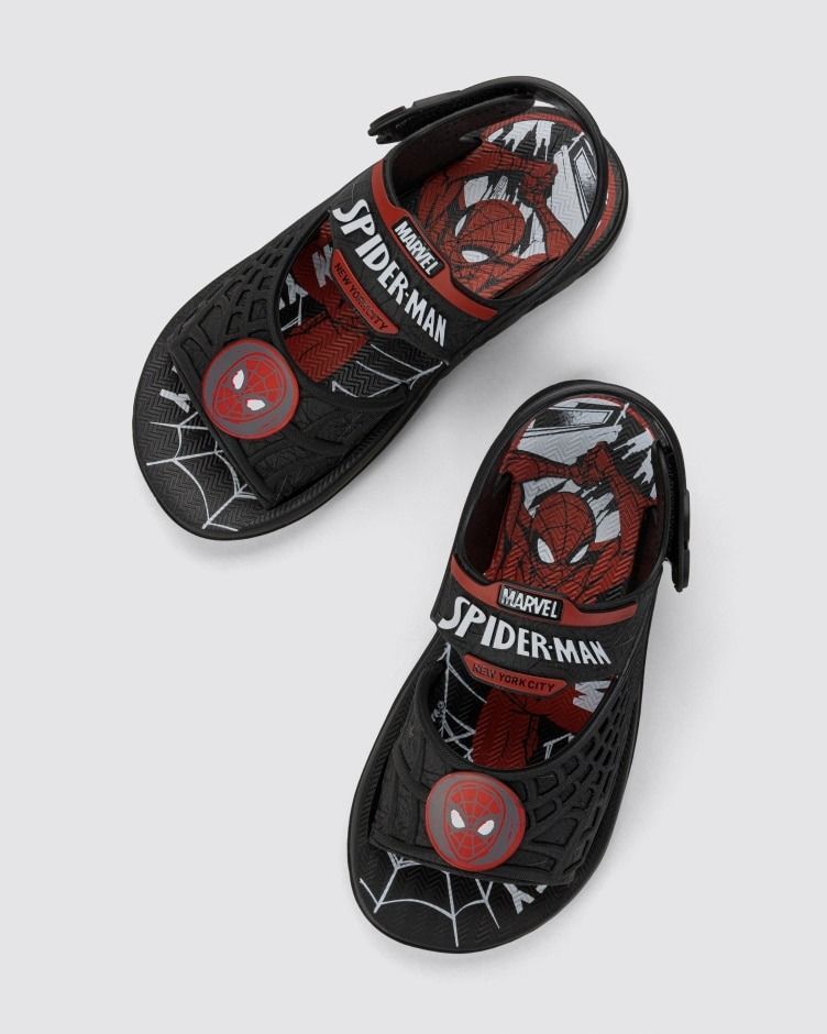 Sandalia Infantil Negro/Rojo Spiderman 2 Ipanema-2