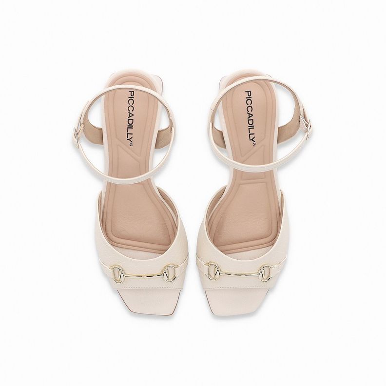 Sandalia Mujer Hueso/Dorado Renee 617 Piccadilly-3