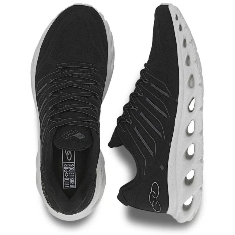 Zapatilla Hombre Cyber 4 Negro/Blanco-3