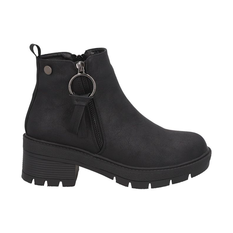 Botin Mujer Negro Ester Detogni-0