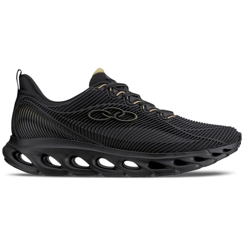 Zapatilla Hombre Perfect 4 Negro/Dorado-0