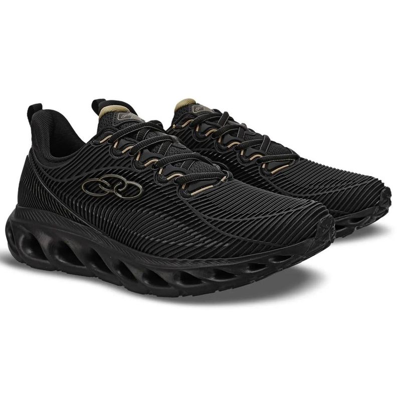 Zapatilla Hombre Perfect 4 Negro/Dorado-2