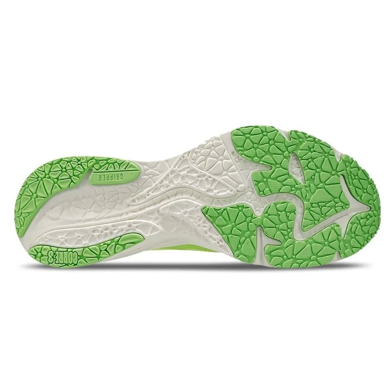 Zapatilla Running Hombre Corre 3 Verde Neón-4