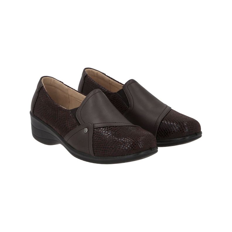 Zapato Mujer Chocolate North Police-0