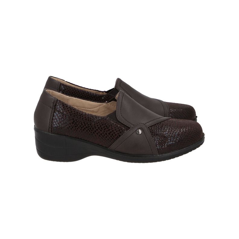 Zapato Mujer Chocolate North Police-1