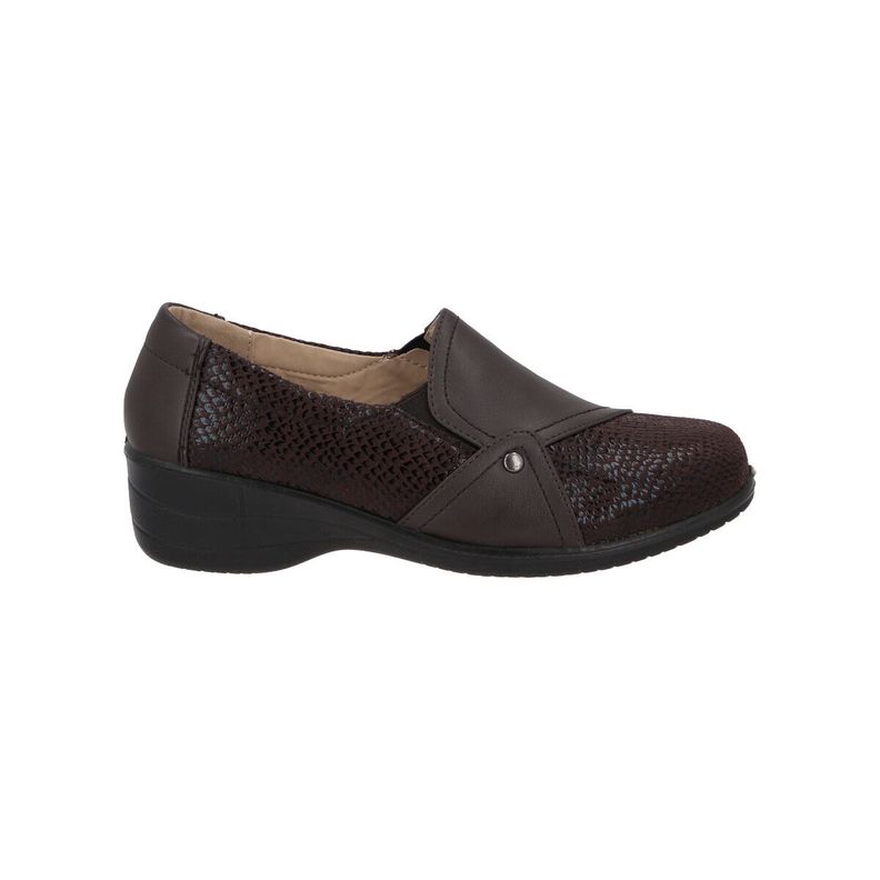 Zapato Mujer Chocolate North Police-4