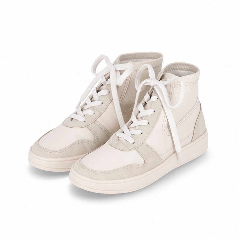 Zapatilla Mujer Caña Beta Alta Blanco-0