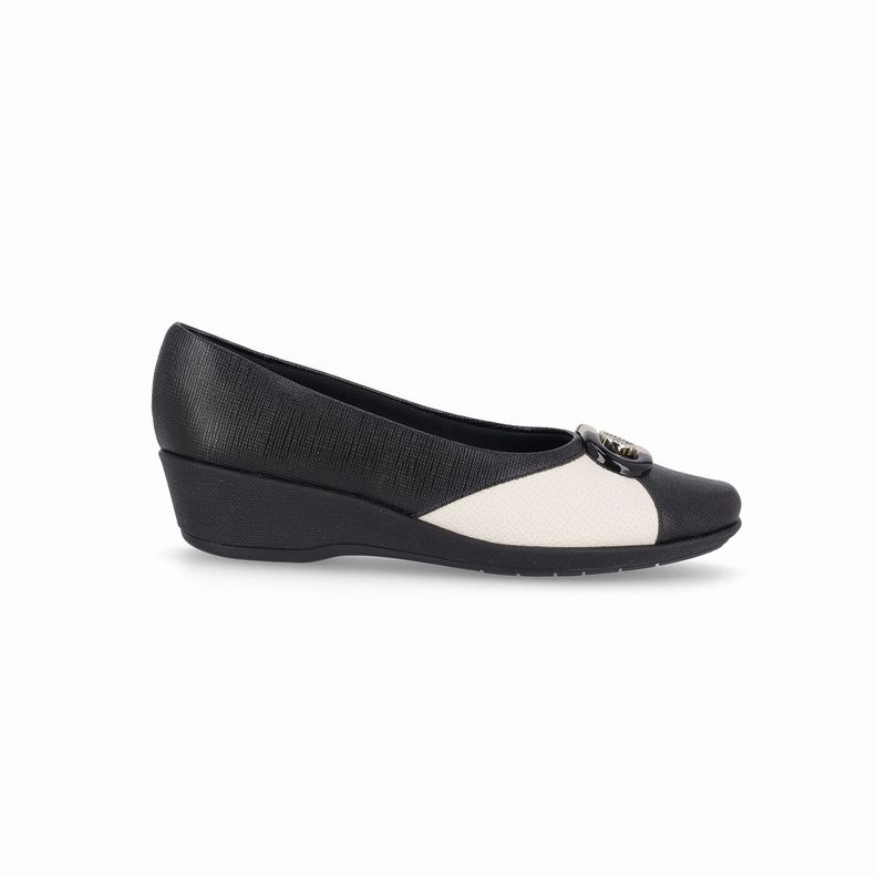 Zapato Mujer Negro/Blanco Ivone 72 Piccadilly-0