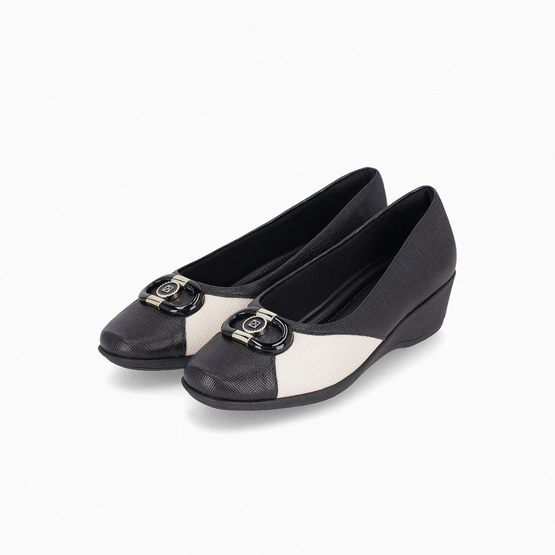 Zapato Mujer Negro/Blanco Ivone 72 Piccadilly-1
