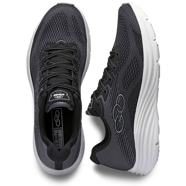 Zapatilla Hombre Index 3 Negro/Gris Olympikus-2