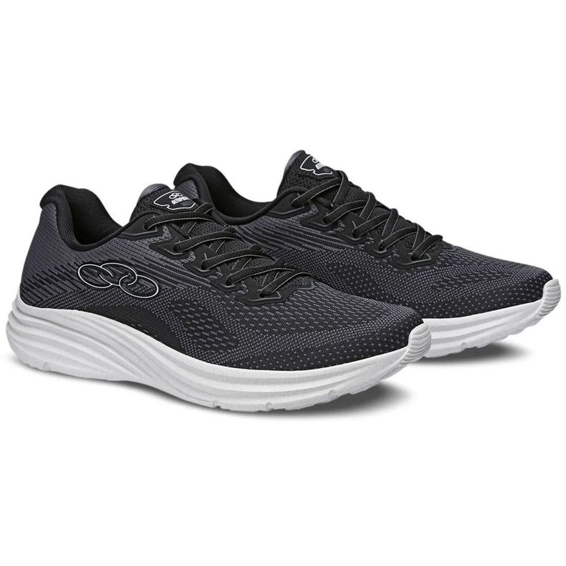 Zapatilla Hombre Index 3 Negro/Gris Olympikus-3