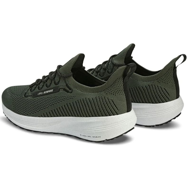 Zapatilla Running Hombre Subverse Verde Militar-1