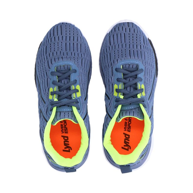 Zapatilla Infantil Eclipse Azul/Verde Lynd-2