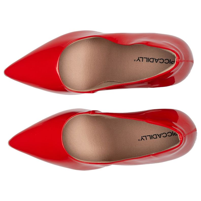 Zapato Mujer Charol Silvana Rojo Piccadilly-2