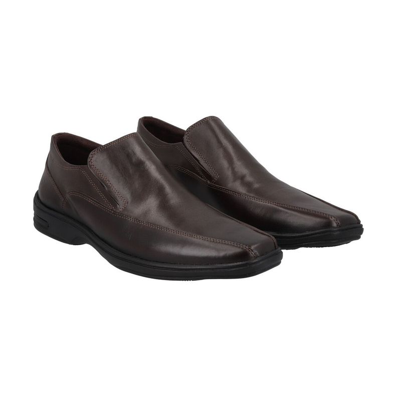 Zapato Formal Hombre Cuero Café Perlatto-0