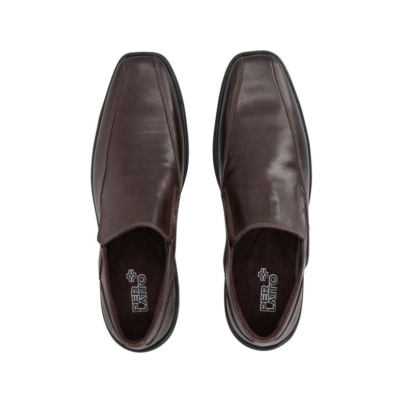Zapato Formal Hombre Cuero Café Perlatto-1