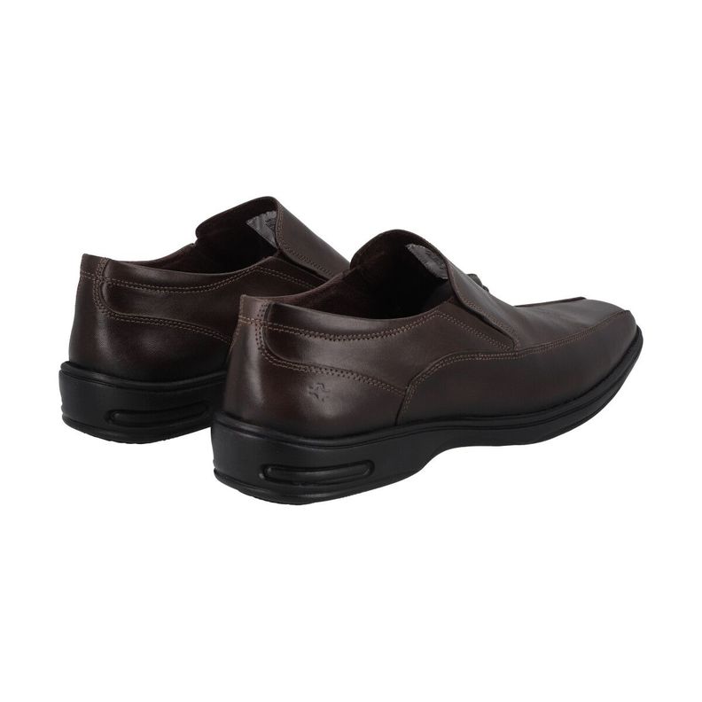 Zapato Formal Hombre Cuero Café Perlatto-3