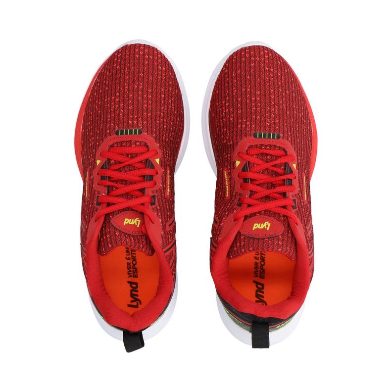 Zapatilla Infantil Soma Rojo Lynd-3